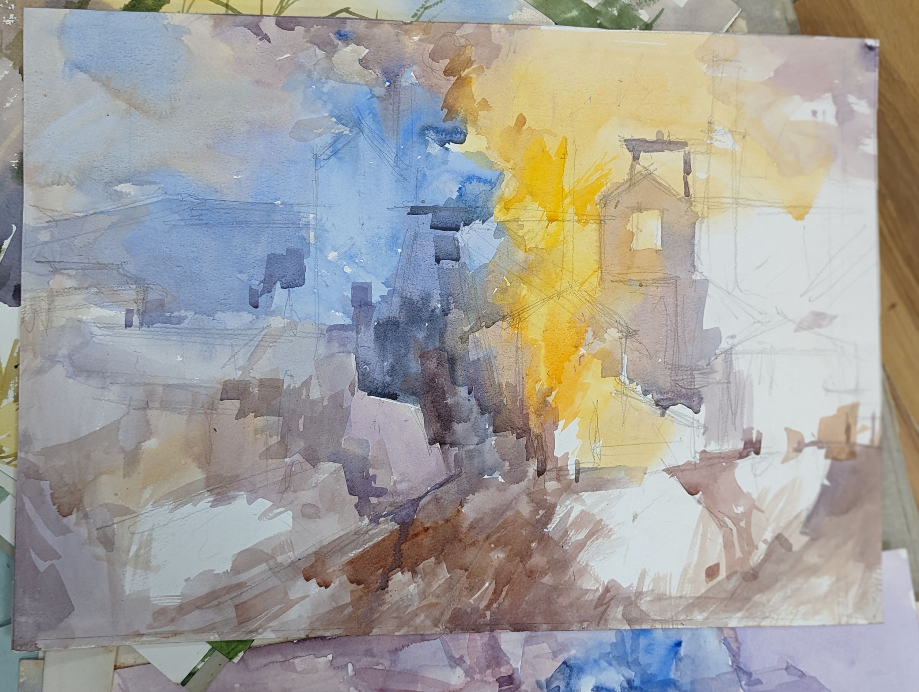 Michael Cadman (1920-2012), folio of assorted watercolours, Nature and botanical studies, largest 54 x 39cm